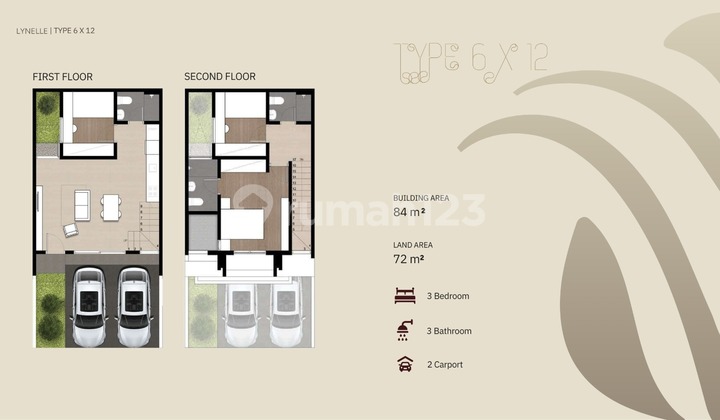 Rumah Vireya Bsd City Type 6 Lokasi Strategis 2