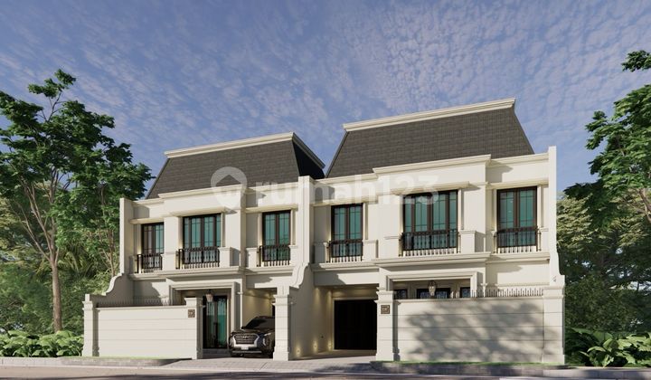 RUMAH BRAND NEW MEWAH AMERICAN CLASSIC  CEMPAKA PUTIH TENGAH 