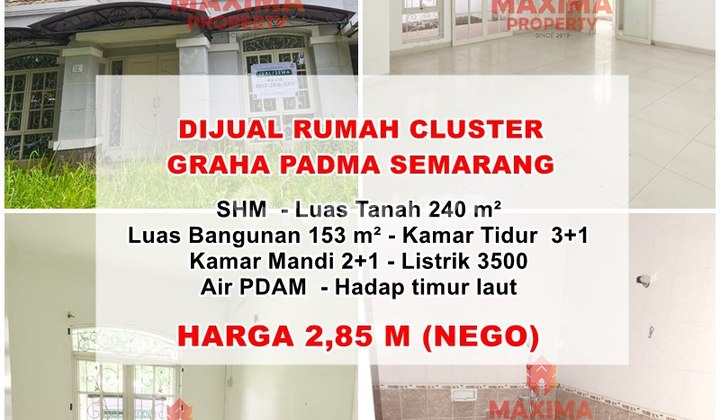 Ready-to-Occupy House in Graha Padma Housing Near Toll Gate