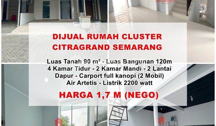Rumah Siap Huni 2 Lantai di Citragrand Sambiroto  1