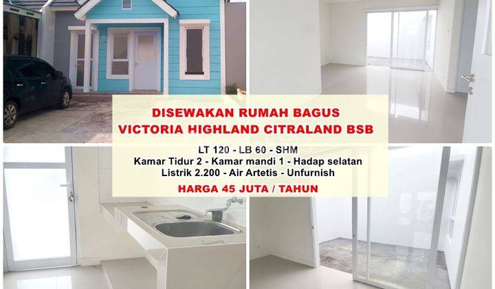 Rumah di Cluster Victoria Highland Citraland Bsb City, Semarang 1