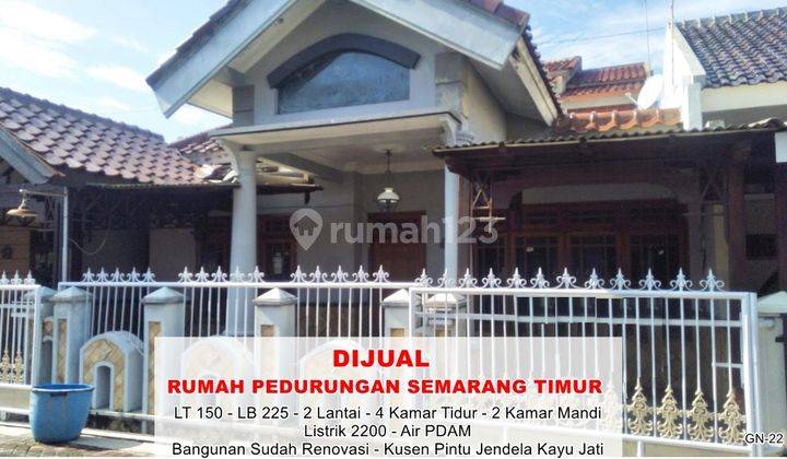 Rumah 2 Lantai Sudah Renovasi Semarang Timur 1