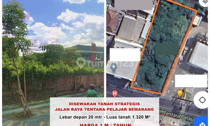 Tanah Cocok Untuk Usaha Apapun Jalan Tentara Pelajar , Semarang 1