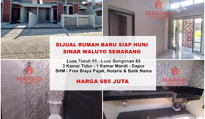 Rumah Baru di Perumahan Sinar Waluyo, Semarang 1