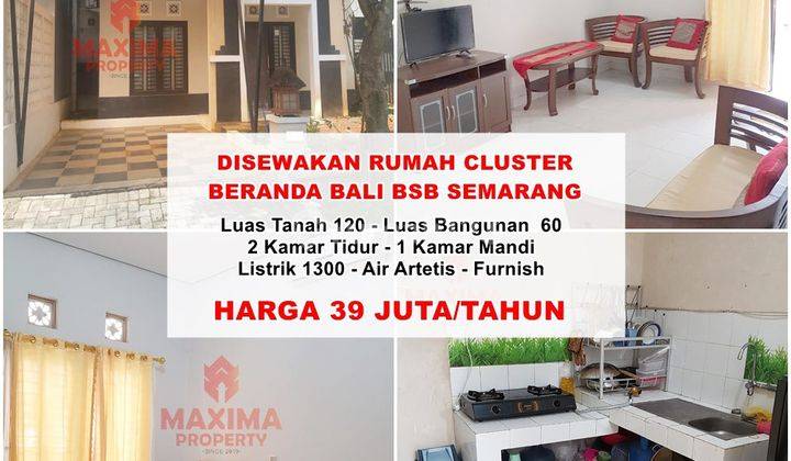 Rumah Full Furnish di Cluster Beranda Bali Bsb City Semarang 1