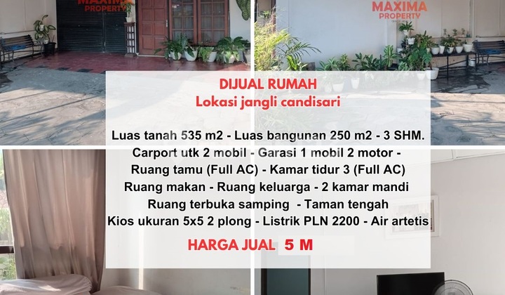 Rumah Dan Toko di Jalan Jangli Raya, Semarang 1