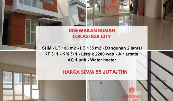 Rumah Sewa Non Furnish di Cluster Ivy Park, Semarang 1