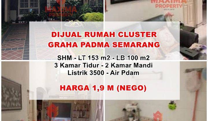 Rumah Siap Pakai di Perumahan Graha Padma, Semarang 1