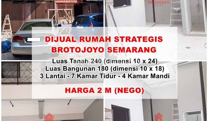 Jual Cepat, Rumah Sedang Renovasi Lokasi Brotojoyo Timur 2