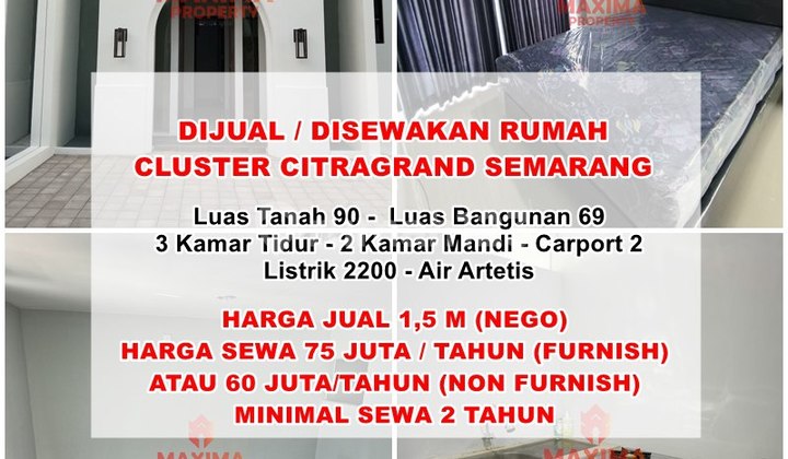 Ready-to-Occupy House in Citra Grand Sambiroto Cluster 1