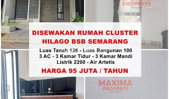 Rumah Bagus di Cluster Hillago, Bsb City Semarang 1