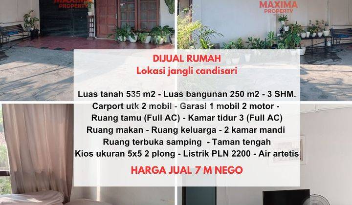 Rumah Dan Toko di Jalan Jangli Raya, Semarang 1