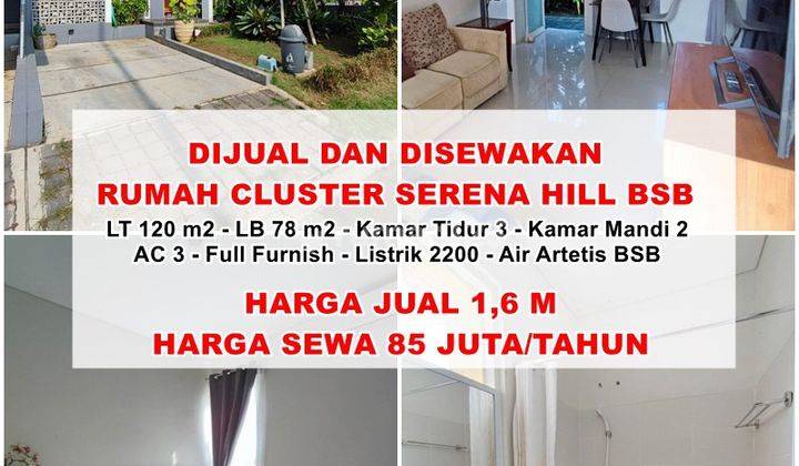 Rumah Full Furnish Siap Pakai di Bsb City, Semarang 1