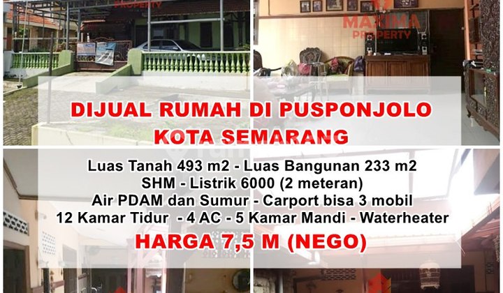 Rumah Siap Huni Bisa Untuk Kos-kosan Lokasi Pusponjolo  1