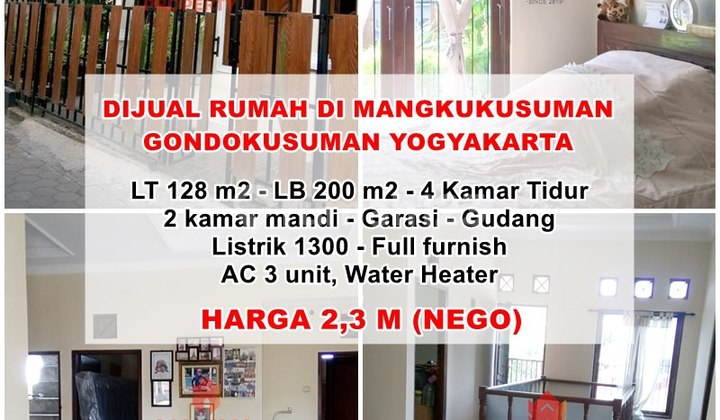 Rumah Bagus Siap Huni Lokasi Baciro Gondokusuman Yogyakarta