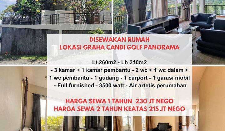 Rumah Full Furnished di Graha Candi Golf, Semarang 1