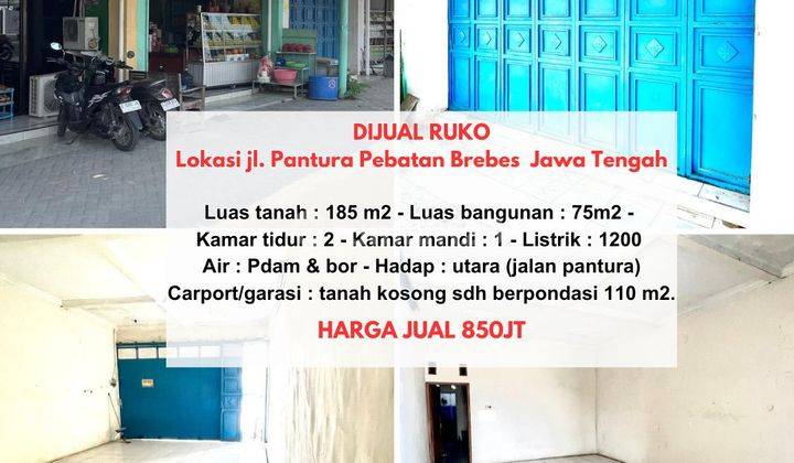 Ruko Siap Pakai Lokasi Strategis Di Jalan Pantura Brebes 1