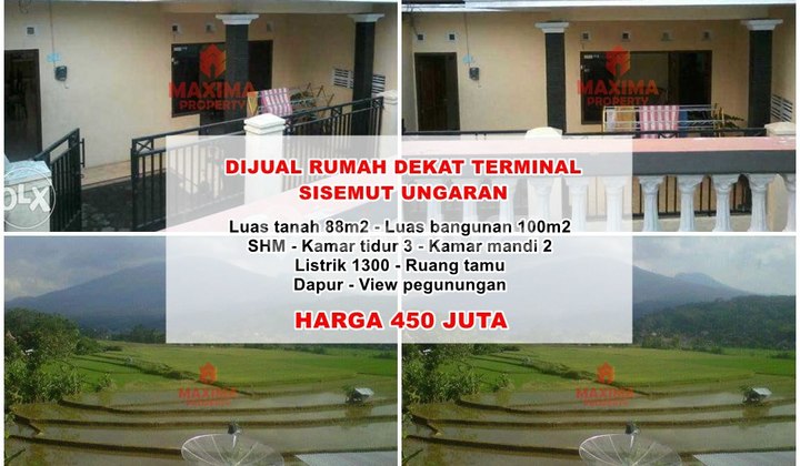 Rumah Siap Pakai Lokasi Dekat Terminal Sisemut Ungaran 1