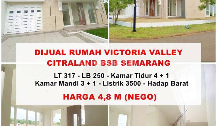 Rumah Baru di Citraland Bsb City , Cluster Victoria Valley 1