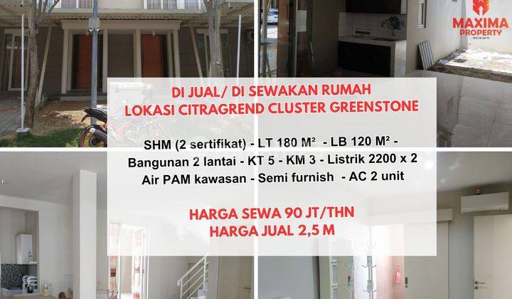 Rumah 2 Lantai Bagus di Perumahan Citra Grand, Semarang 1