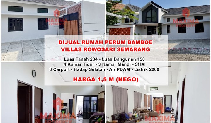 Rumah Bagus Siap Huni Perum Bamboe Villas Rowosari 1