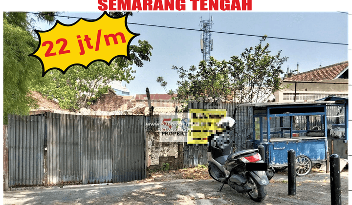 Tanah Strategis Tengah Kota Pinggir Jalan Raya, Semarang Tengah 1