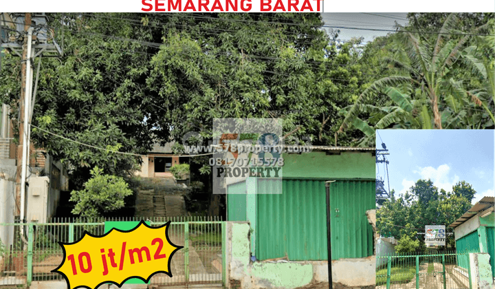  Rumah Orientasi Tanah Pinggir Jalan Raya, Semarang Barat 1