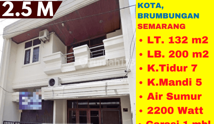 Dijual Rumah Tengah Kota, Brumbungan Semarang Tengah 1