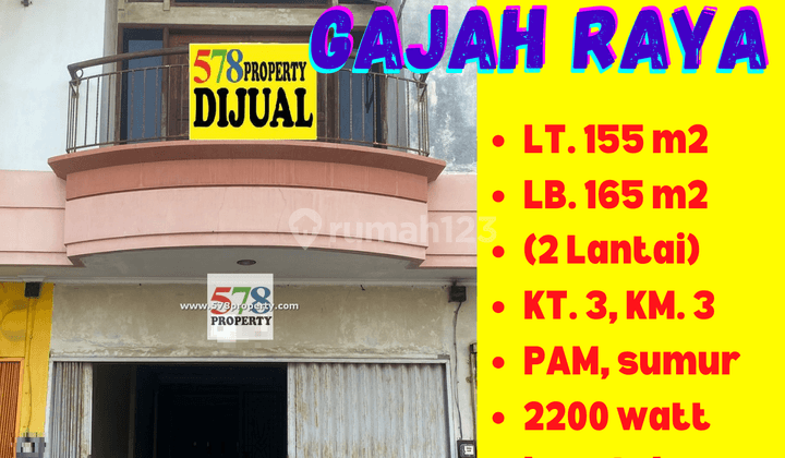 Ruko Strategis Pinggir Jalan Raya Gajah, Semarang Timur 1