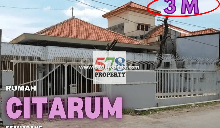 Rumah Tengah Kota Di Daerah Citarum, Semarang Timur 1