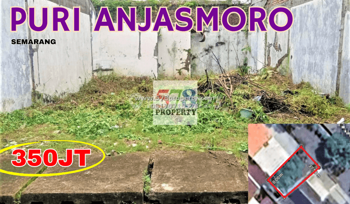 Dijual Segera Tanah Di Perumahan Puri Anjasmoro, Semarang Barat 1