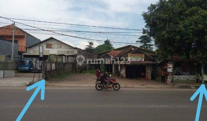 Dijual tanah pinggir jalan utama cileungsi jonggol cocok buat usaha ,kuliner dan ruko 1