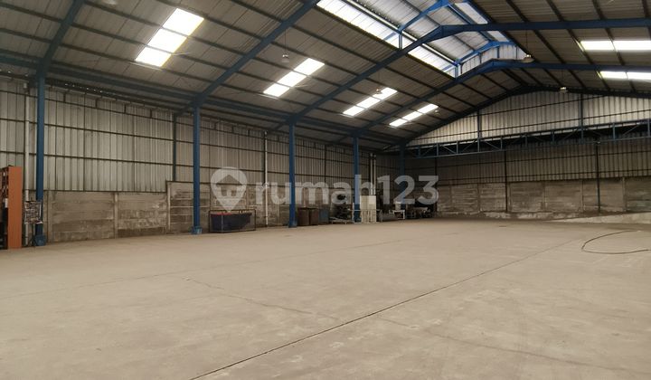 Dijual Gudang Siap Huni , Akses Kontener 40Fit Msk ke Lokasi, Srt SHM , Harga 7,5 Miliar Nego
