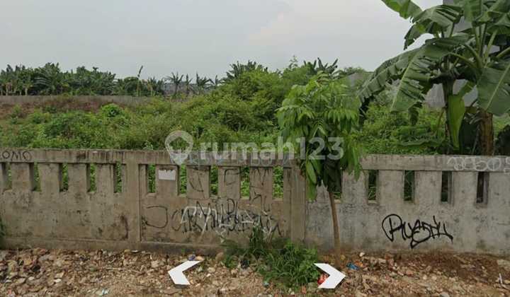 Dijual Tanah Kosong Pinggir Jalan Raya Ciangsana , Lebar Muka 100m2 , Cck Buat Pergudangan Dll