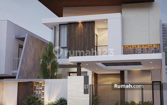 Rumah 2 Lantai Modern Minimalis Di Bsb Semarang 2