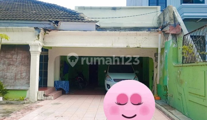 Rumah Lama Hitung Tanah Luas Pinggir Jalan Raya Duren Sawit