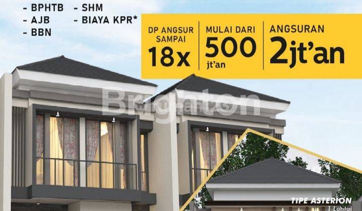 500Jutaan Rumah Dream Park dekat tol  pondok tjandra 1