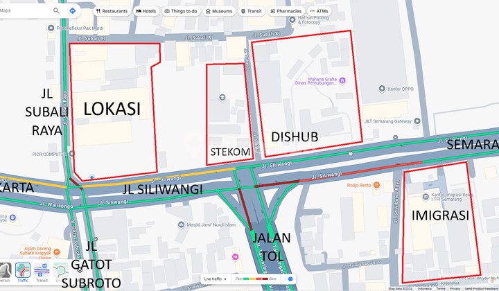 Tanah + Gudang + Kantor di Jl Siliwangi Semarang, Harga Dibawah Njop 9