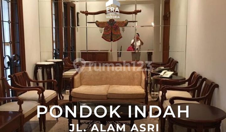 Cantik, Rumah2 Lantai di Jl. Alam Asri Pondok Indah,Dekat Pim,