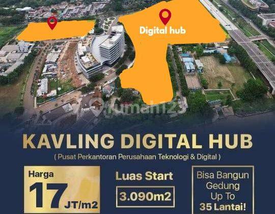 Dijual Kavling Komersial Digital Hub, Jln Damai Foresta, Bsd City 1