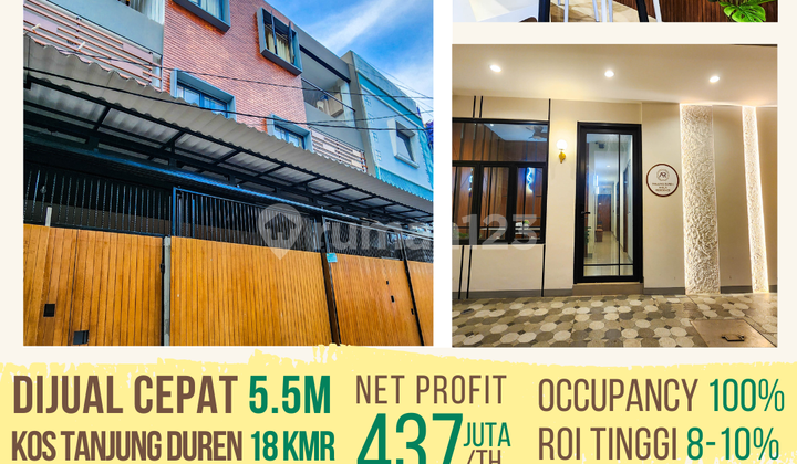 Dijual Rumah Kost di Jln Tanjung Duren Timur, Jakarta Barat Dijual Rumah Kost di Jln Tanjung Duren Timur, Jakarta Barat