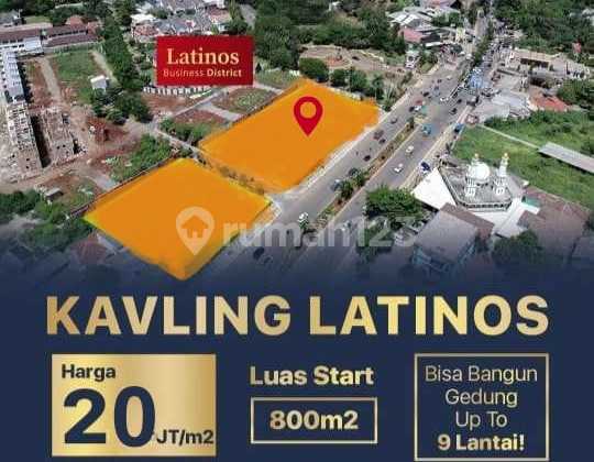 For Sale Commercial Lot Latinos on Jln Raya Rawa Buntu, BSD City