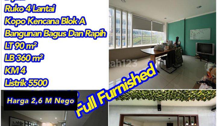 Dijual ruko yang sangat langka di Komplek bumi kopo kencana bandung, ruko yang siap huni banget karena sudah dengan furniture nya lengkap  2