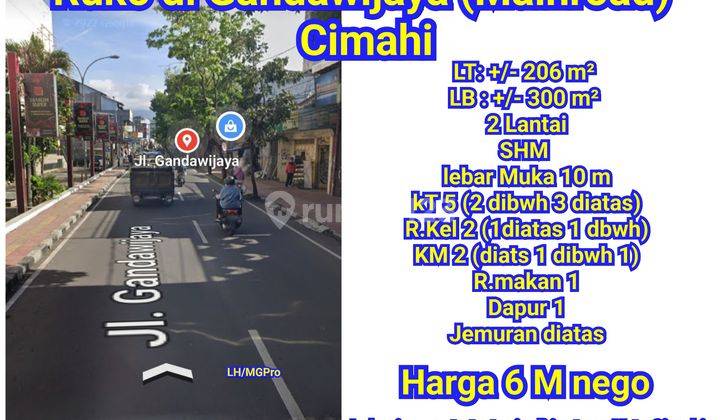 Ruko strategis di jalan gandawijaya cimahi 1