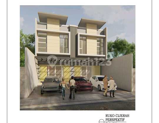 2 unit Ruko Indent Bagus 107 m2 dan 108m2 Bandung Kulon, Bandung