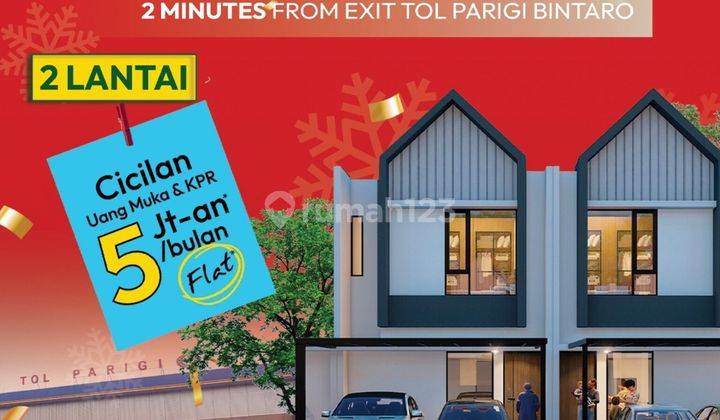 Rumah 2 Lantai Tipe Pearl X-2 Vazza Living Graha Raya Bintaro 2