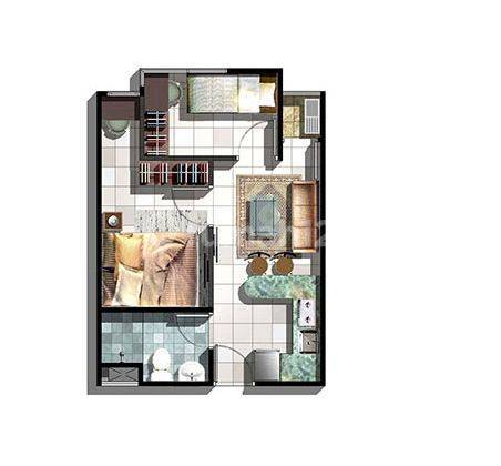 Dijual Cepat Bu Termurah Apartemen Cinere Bellevue Depok 2br 2