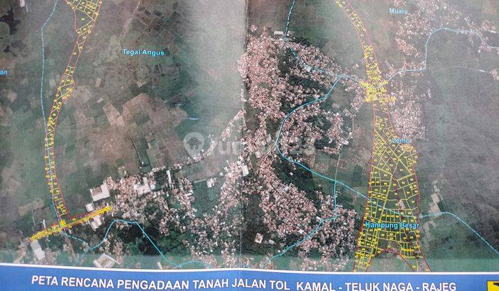 Tanah Tegal Angus Akses 500 Meter Kerencana Tol Pik 2 Harga Murah Dibawah Pasar  di Tegal angus , Teluk Naga 2