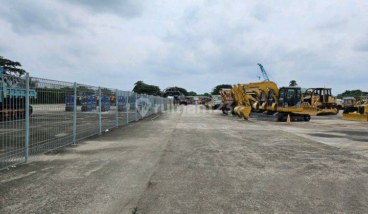 Tanah 1 Menit Kebandara Soekarno Hatta Cocok Untuk Gudang Dan Alat Berat Excavator 1