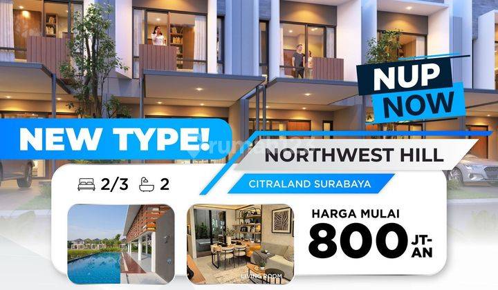 Rumah 2 Lantai Citraland North West Free Biaya 1